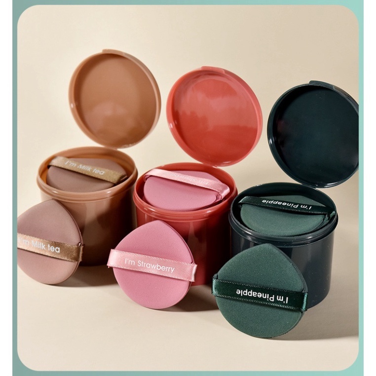 Hộp 7 Mút Trang Điểm Tròn Tán Phấn Nước Kem Nền thời thượng