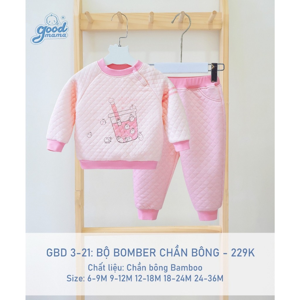 Bộ trần bông Goodmama size 6M-36M