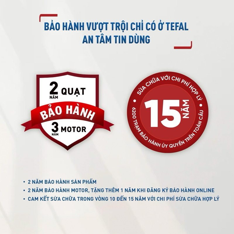 Quạt sàn Tefal Turbo Silence Plus VH686790 - Xám