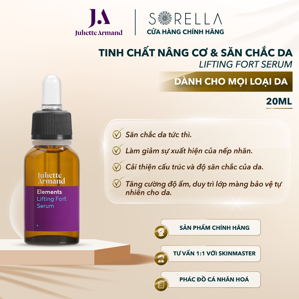 [JULIETTE ARMAND] Tinh chất nâng cơ &amp; săn chắc da Lifting Fort Serum