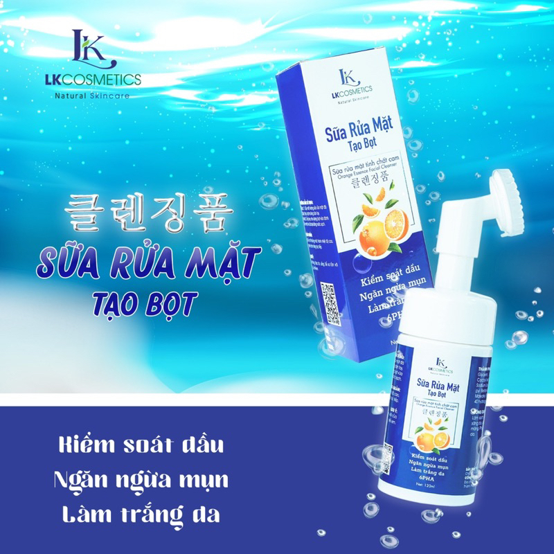 Sữa rửa mặt tinh chất cam LKAORI