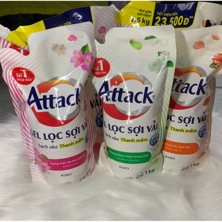 Nước giặt gel Attack