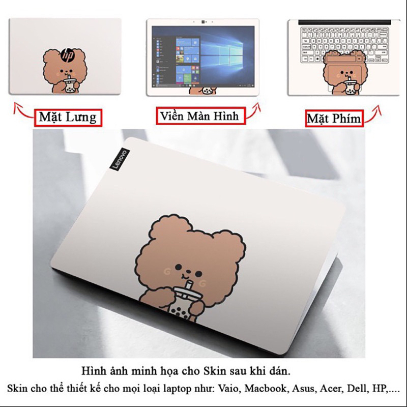 Miếng dán skin laptop Màu Xám Nhạt