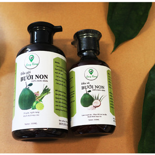 Dầu gội bưởi giảm rụng kích thích mọc tóc - Dầu xả vỏ bưởi dưỡng tóc, sạch gầu, chứa biotin ngăn rụng tóc - 500ml