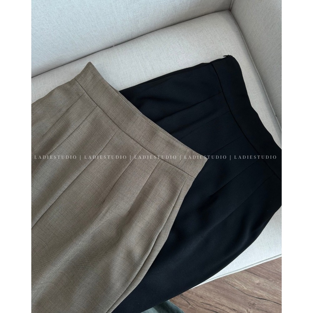 Chân váy Jennie Skirt dáng dài form suông, Ladie Studio, CV03