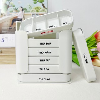 Hộp đựng thuốc 7 ngày 7 tầng đa năng