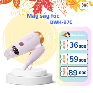 Máy sấy tóc tạo kiểu thời trang DAEWOO DWH-97C công suất 1600w, BH 1 năm