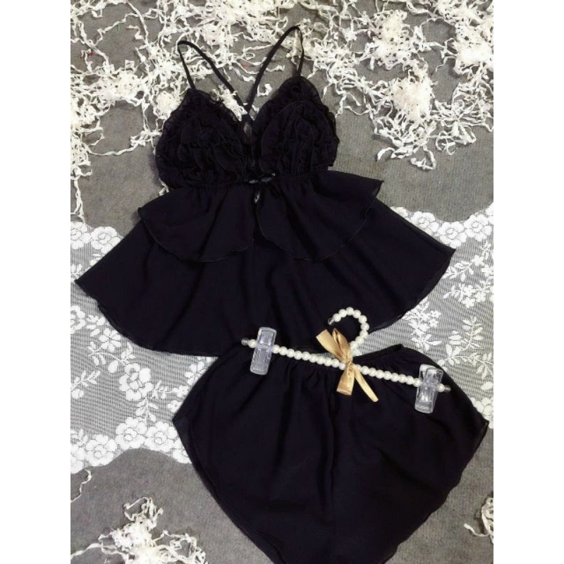 Bộ ngủ sexy voan mút 40-55kg