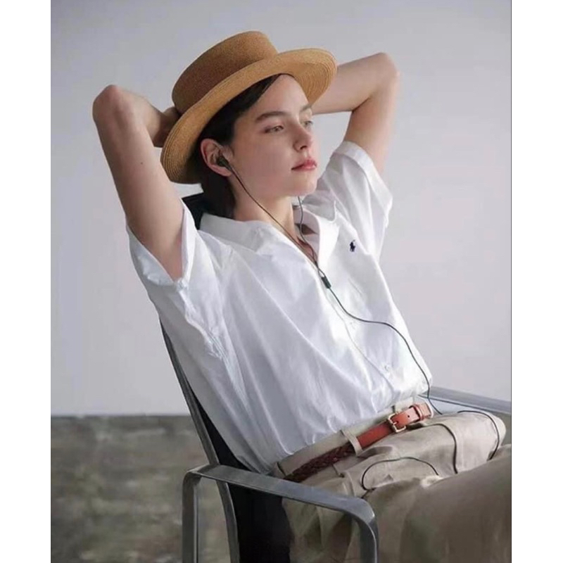 Áo nữ sơ mi chất liệu linen dày dặn phong cách trẻ trung năng động