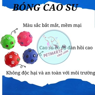 Bóng cao su hình dấu chân cún