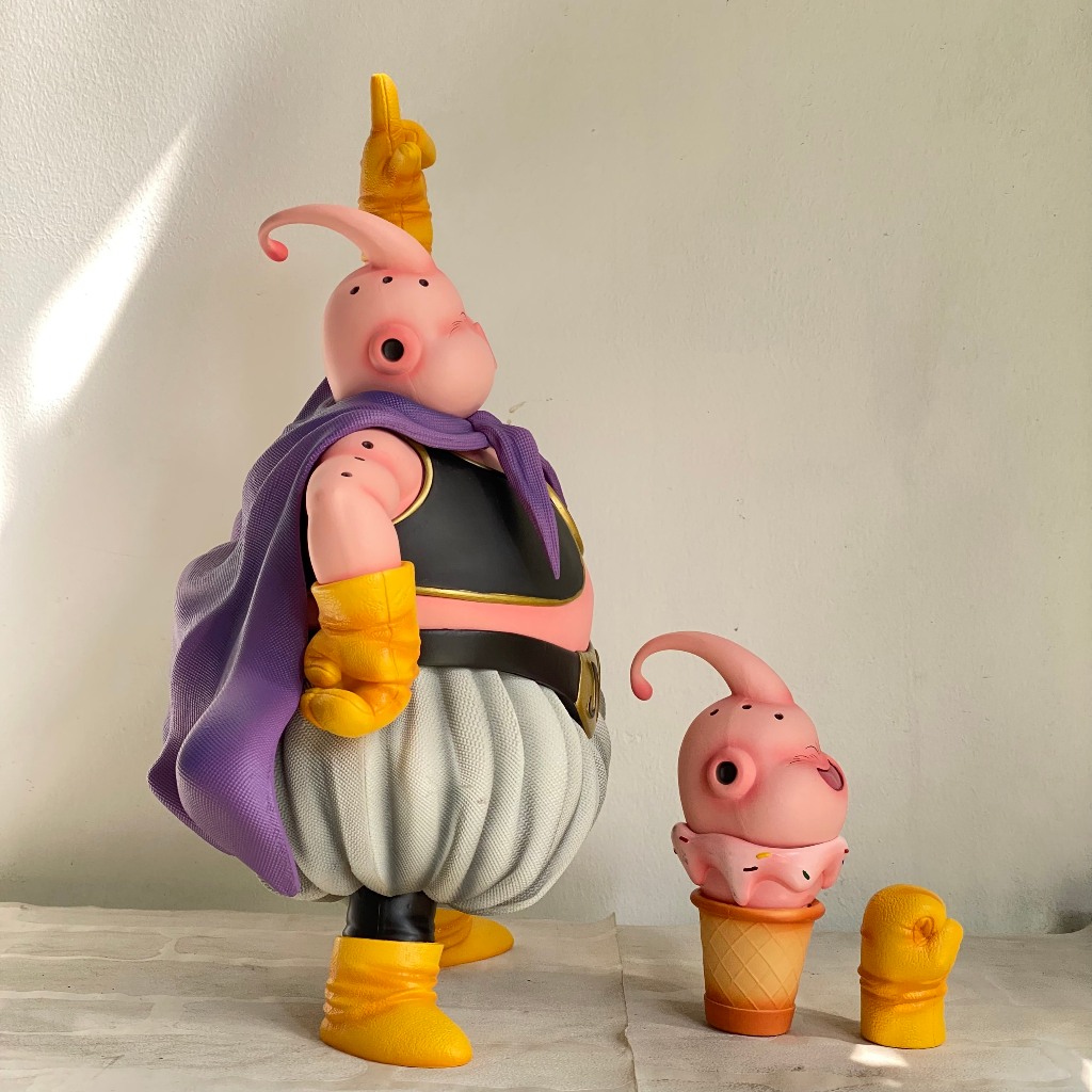 Mô hình majin Buu béo VF studioF1 cao 32CM - mô hình ma bư kèm 2 đầu thay thế cao 32cm - Dragonball Figure Buu