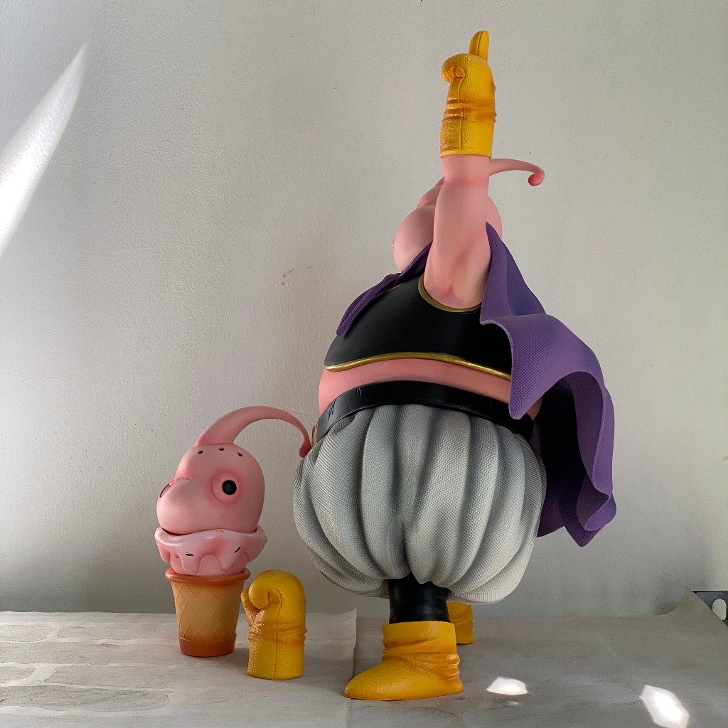 Mô hình majin Buu béo VF studioF1 cao 32CM - mô hình ma bư kèm 2 đầu thay thế cao 32cm - Dragonball Figure Buu