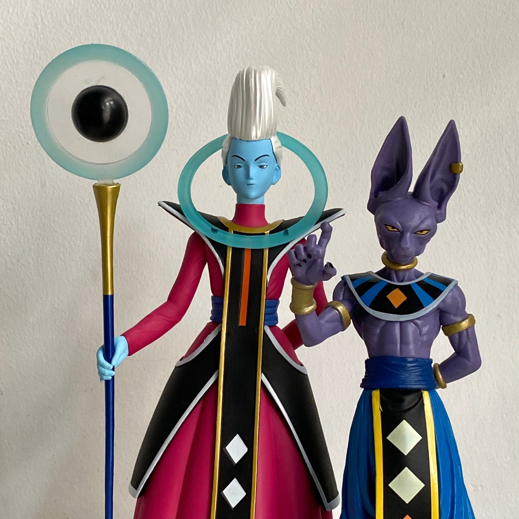 Mô Hình Thần Vũ Trụ Beerus 26Cm và Thiên sứ Whis cao 29CM - mô hình thiên thần Whis - beerus