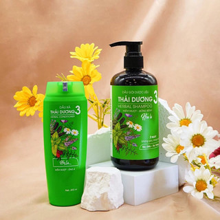 Combo dầu gội dược liêu thái duơng 3 hoa lá 500ml & dầu xả hoa lá 200ml