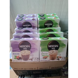 Cà phê sữa hạt nescafé latte vị socola bao bì mới date 11/2024