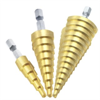Bộ 3 mũi khoan tháp chuôi lục giác 3-20mm và 4-32mm
