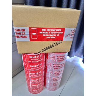 BĂNG KEO BẠN NHỚ QUAY VIDEO GỬI SHOP + CẢM ƠN SHIPRE 1 cây 6 cuộn nặng 1kg/cây 100Y -KEO NIÊM PHONG