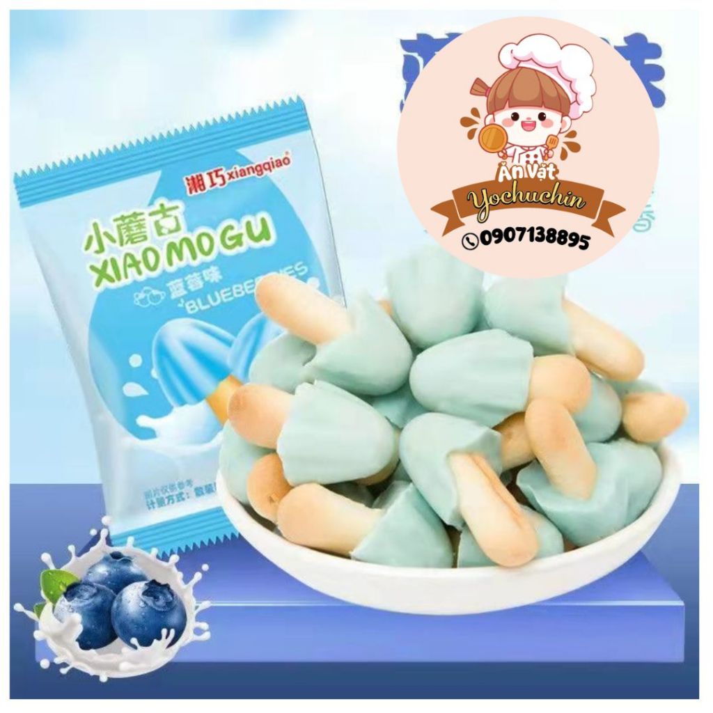 Kẹo hình cây nấm nhỏ /kẹo sô cô la/ kẹo việt quất/ kẹo ăn vặt