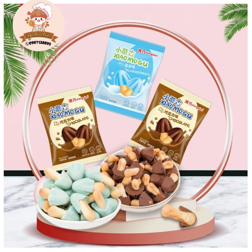 Kẹo hình cây nấm nhỏ /kẹo sô cô la/ kẹo việt quất/ kẹo ăn vặt