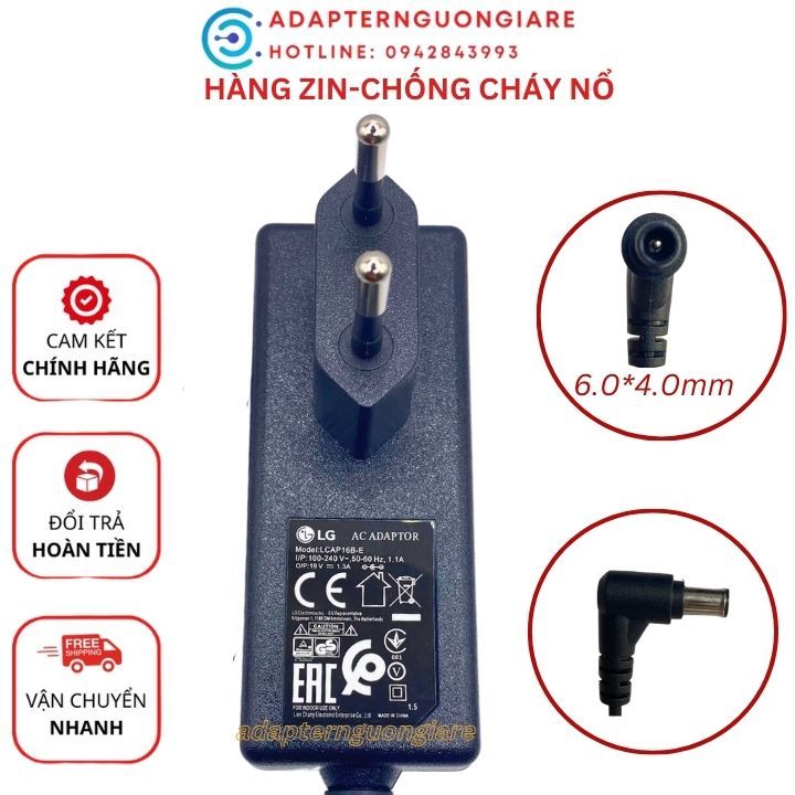 Dây nguồn màn hình LG 23MP47D 23MP47HQ 22MP48HQ 23MP48D zin