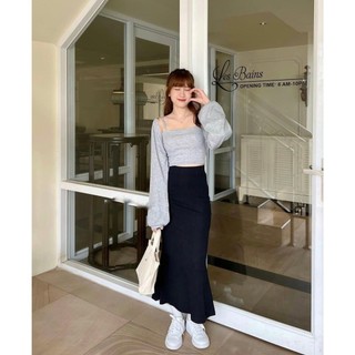 (có bán sỉ,ảnh thật,hoả tốc) 🍓 CHÂN VÁY DÀI LOE THUN 🍒