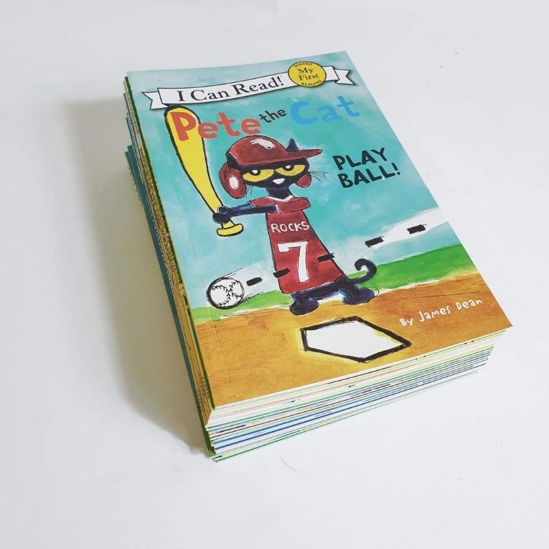 Hộp Pete the cat - set 28q tiếng anh kinh điển