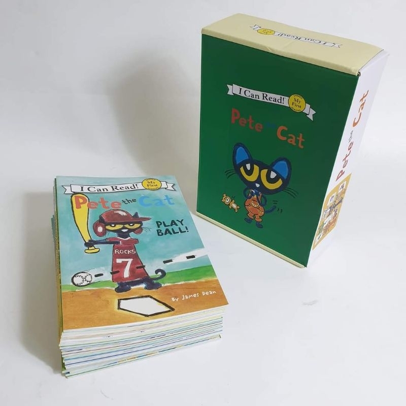 Hộp Pete the cat - set 28q tiếng anh kinh điển