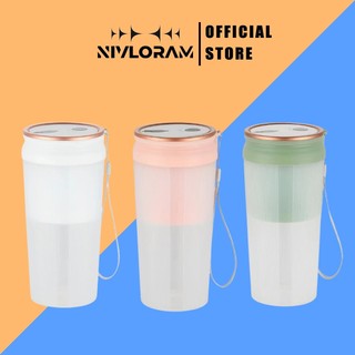 Máy Ép Trái Cây Mini Cầm Tay Điện,Cốc nước trái cây di động di động,6 Lưỡi Dao Nhanh chóng khuấy động, 300ml
