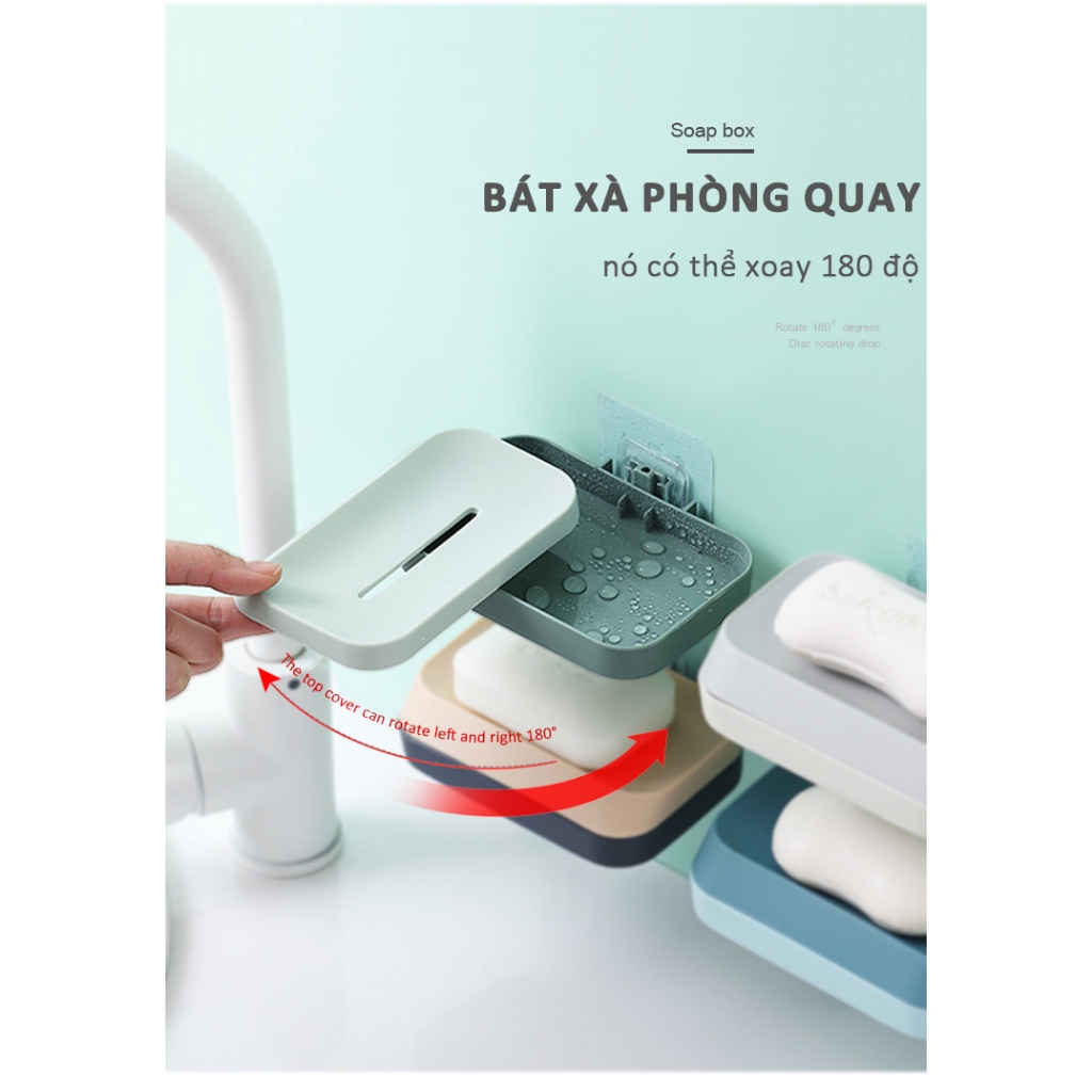 Đĩa xà phòng treo không cần khoan