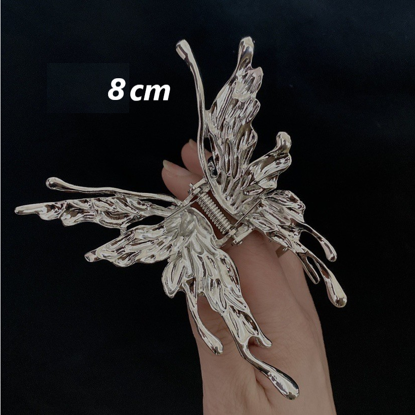 Kẹp càng cua 8 cm bướm kim loại cá tính sang trọng Tatitava
