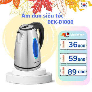 Ấm siêu tốc Daewoo 1.7L công suất 1800w DEK-D1000 bảo hành 12 tháng, hàng chính hãng