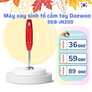 Máy xay sinh tố cầm tay Daewoo DEB-JN200 công suất 150W, tiện dụng, bảo hành 1 năm