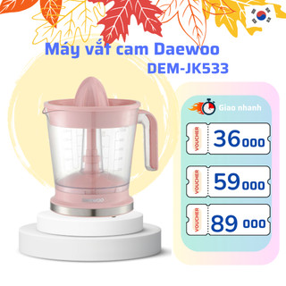 Máy vắt cam Daewoo DEM-JK533 dung tích 1 lít, công suất 40w, bền bỉ, bảo hành 1 năm