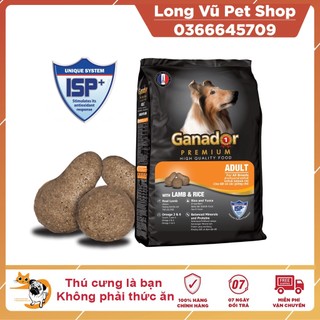 Thức ăn cho chó lớn hạt Ganador adult gói 400g vị Cừu và Gạo - Long Vũ Pet Shop
