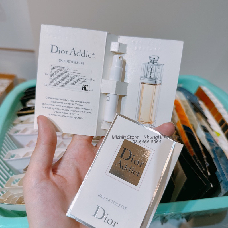 Mẫu thử Vial nước hoa Di.or Addict EDT sl ít