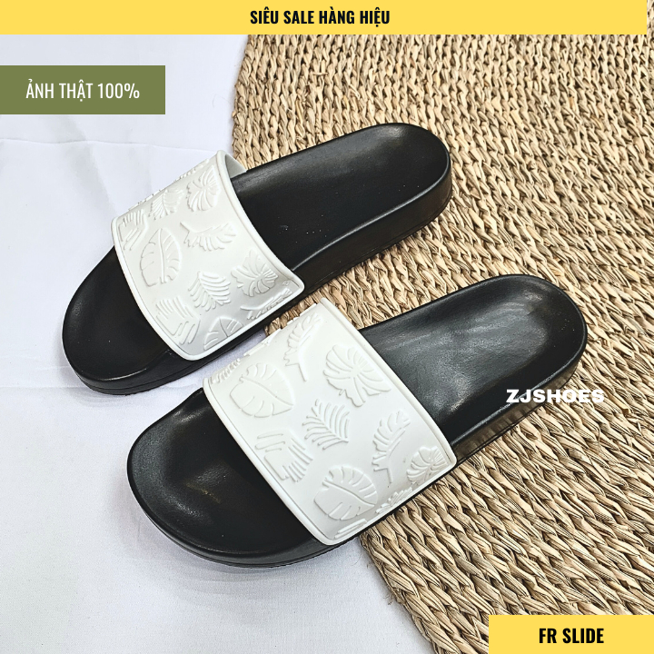 Dép nam quai ngang đi chơi thoải mái chịu nước độn đế chống trượt êm chân