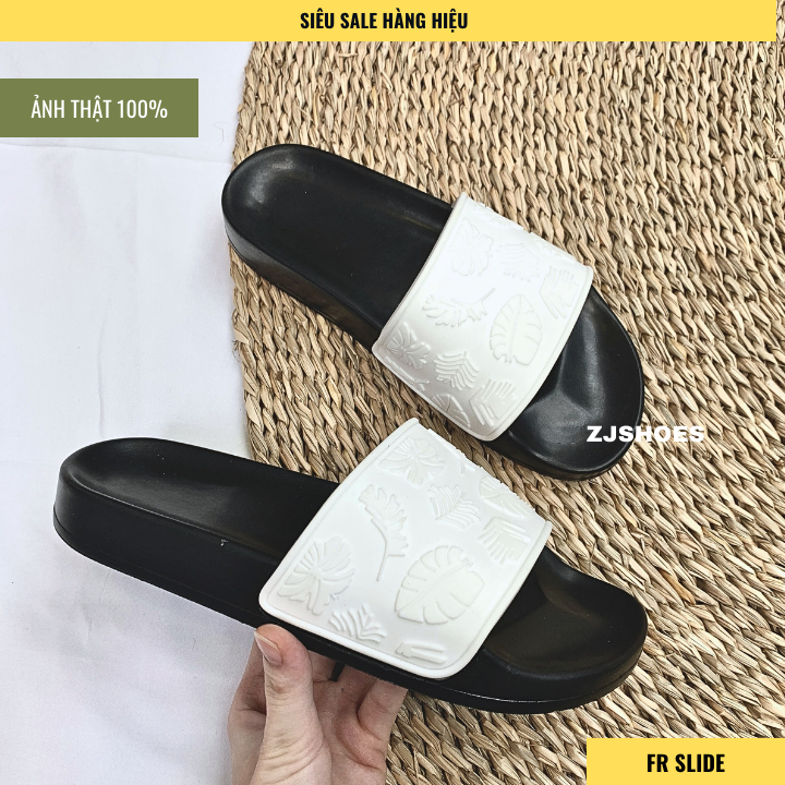 Dép nam quai ngang đi chơi thoải mái chịu nước độn đế chống trượt êm chân