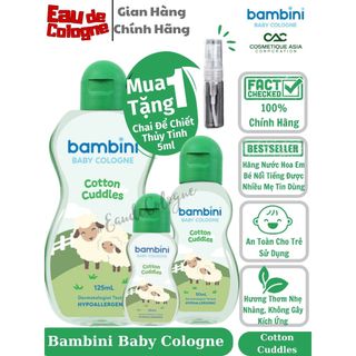 Nước Hoa Em Bé BAMBINI - Cotton Cuddles (Green)