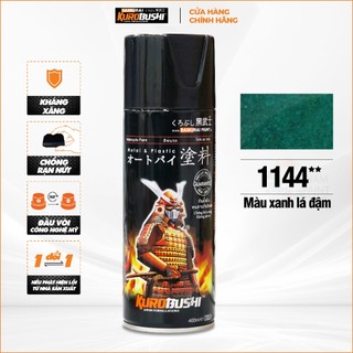 Sơn xịt samurai kurobushi - màu xanh đậm 1144 chuyên dùng cho xe máy
