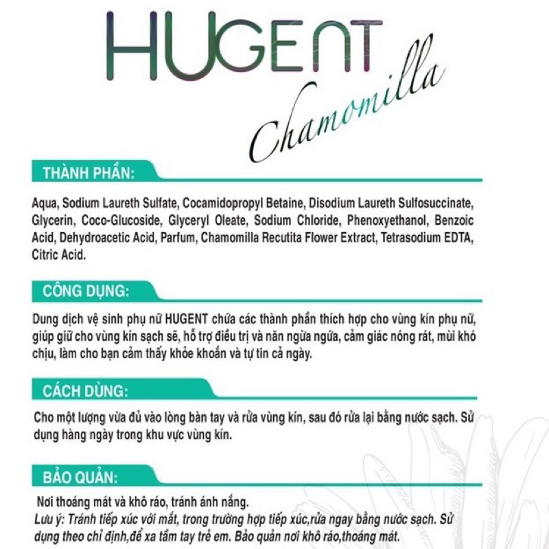 Dung Dịch Hugent 125ml - 250ml