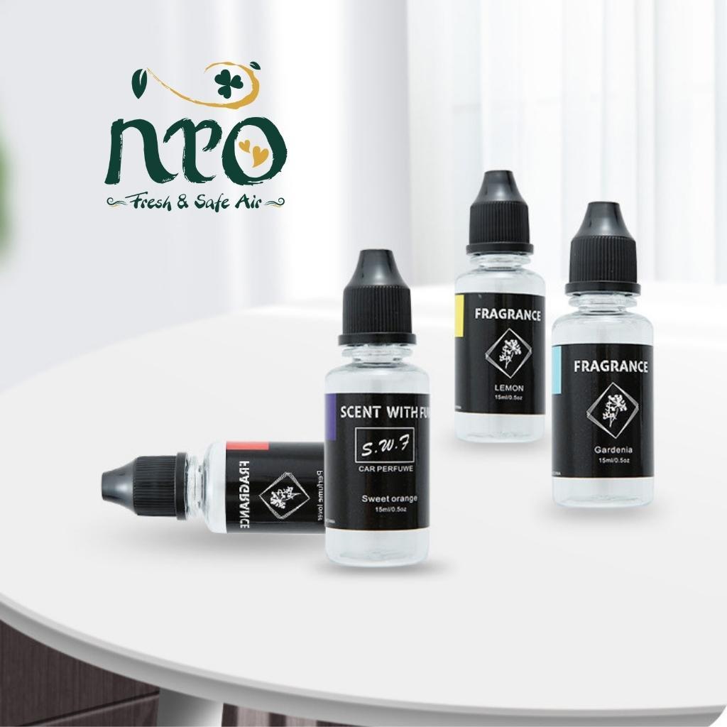 Nước Hoa Xe Hơi Cao Cấp Refill Nhiều Mùi Hương Cho Máy Khuếch Tán Tinh Dầu Thơm 15ml