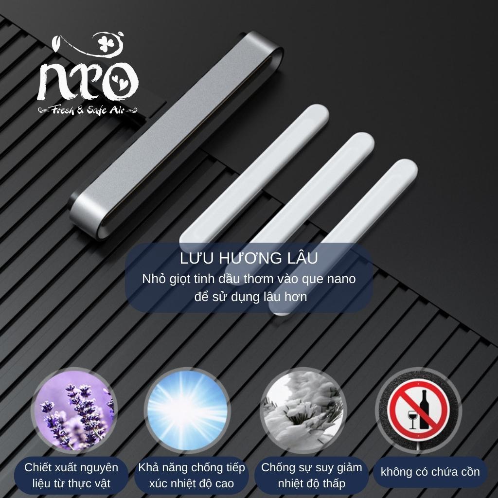 Thanh Khuếch Tán Hương Thơm Tự Nhiên Sang Trọng Kẹp Cửa Gió Ô Tô V1