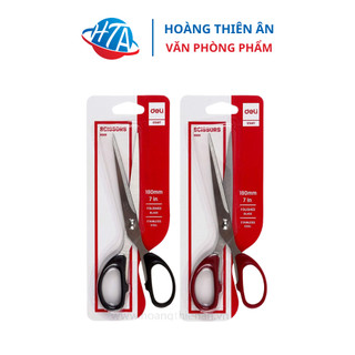 Kéo văn phòng Deli S6009 (180mm) | Hoàng Thiên Ân