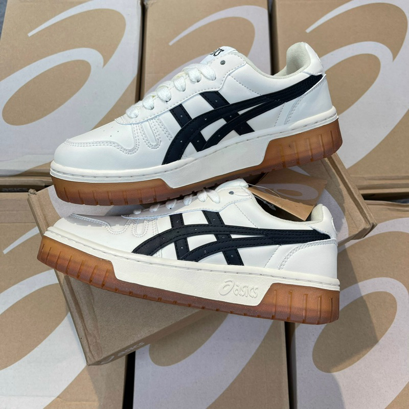 ASICS COURT MZ CREAM BLACK GUM  Hot Item🔥