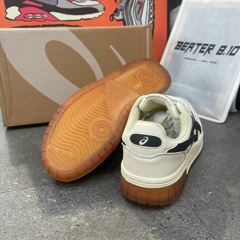 ASICS COURT MZ CREAM BLACK GUM  Hot Item🔥