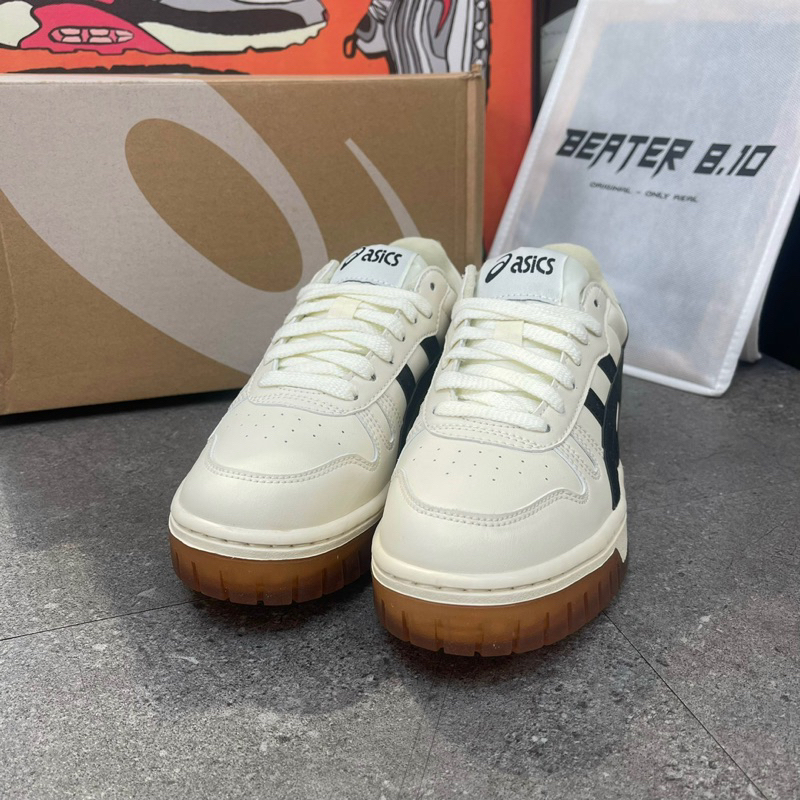 ASICS COURT MZ CREAM BLACK GUM  Hot Item🔥