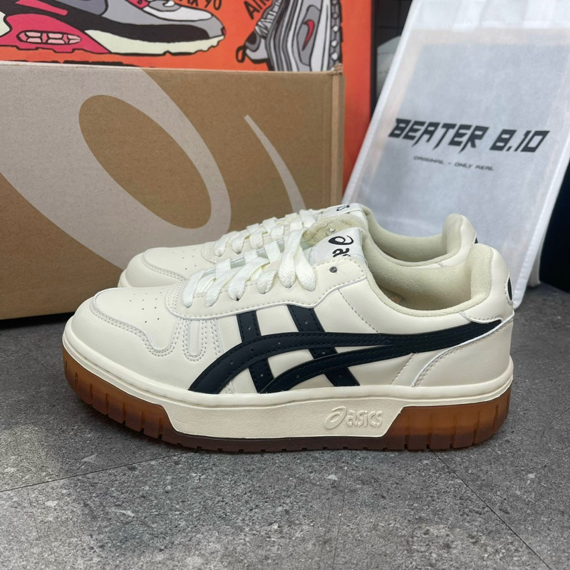 ASICS COURT MZ CREAM BLACK GUM  Hot Item🔥