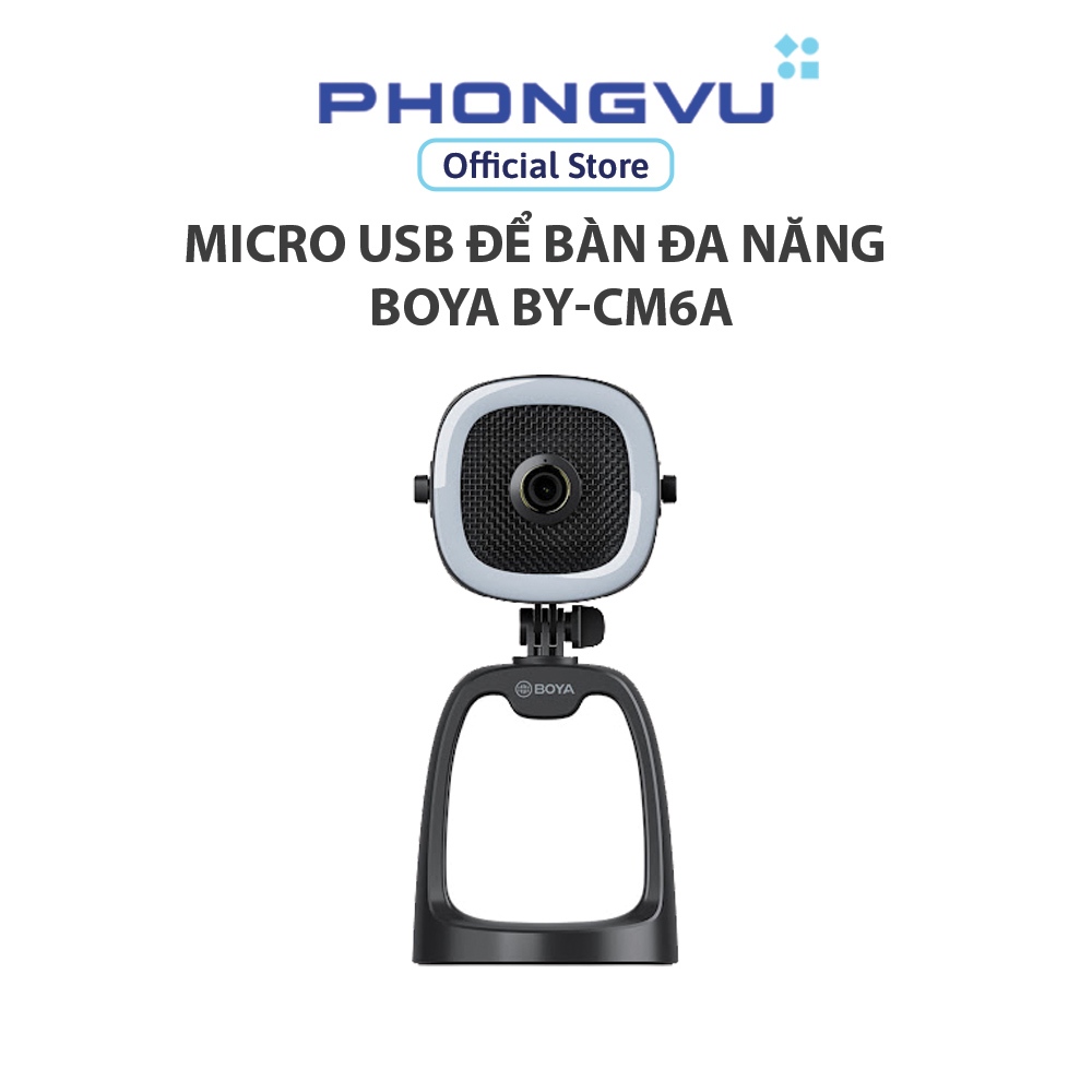 Micro USB để bàn đa năng tích hợp Camera Boya BY-CM6A - Bảo hành 24 tháng