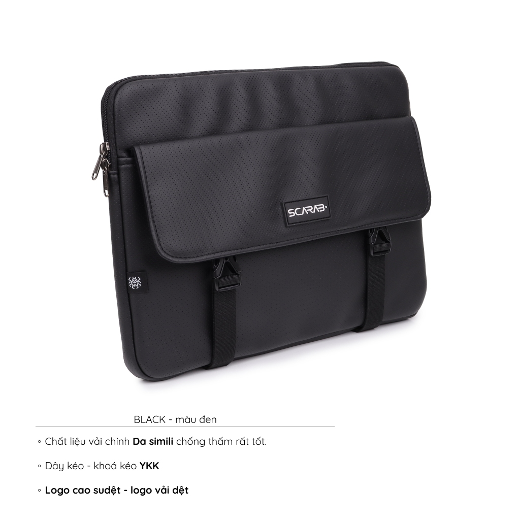 Scarab Black Urban Shockproof Bag - Túi Chống Sốc Đựng Laptop 15,6inch