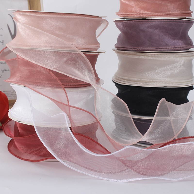 Ruy băng voan viền cao cấp bán theo mét